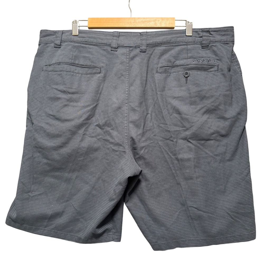ONeill Hybrid Shorts Size 40 Mens Blue Striped Performance Walk Shorts Surf - Picture 3 of 11